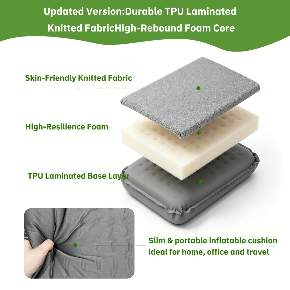 2 Pcs Inflatable Seat Cushion V251084