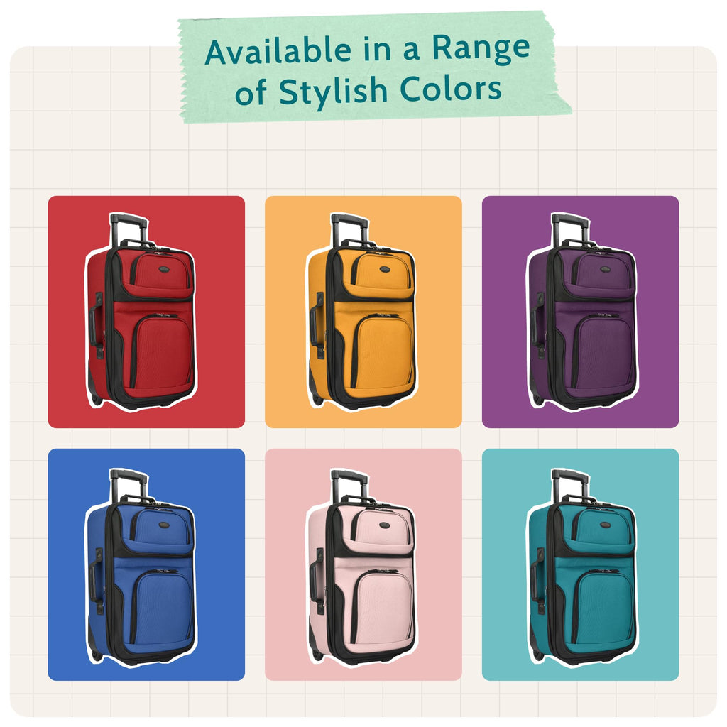 Lightweight Softside Rolling Carry-on Suitcase F16626