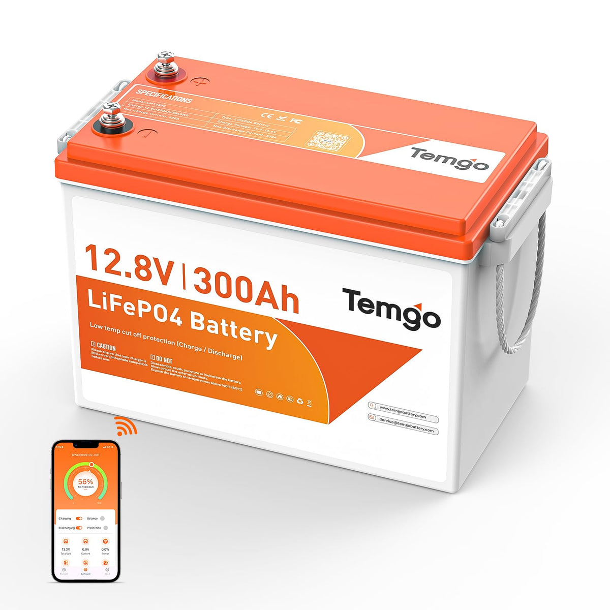 12V 300Ah LiFePO4 Lithium Battery L4601