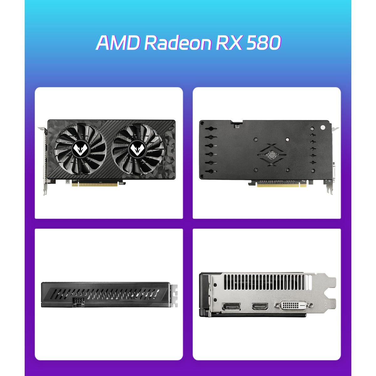 Radeon RX 580 8GB GDDR5 Gaming Graphics Card Z5223