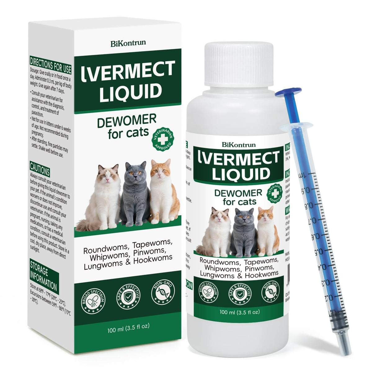 Broad Spectrum Cat Dewormer H56078