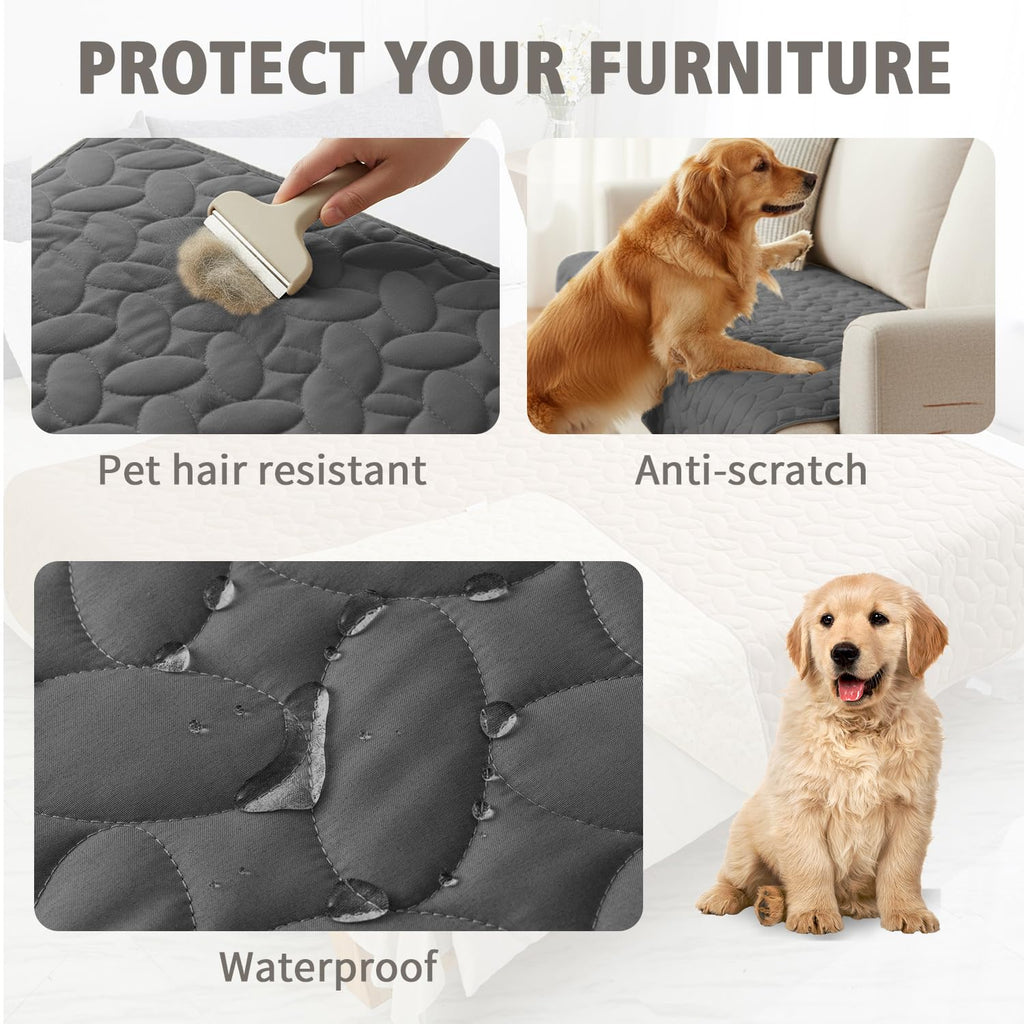 Waterproof Pet Bed Cover 30x70 Inch Dark Grey T620837