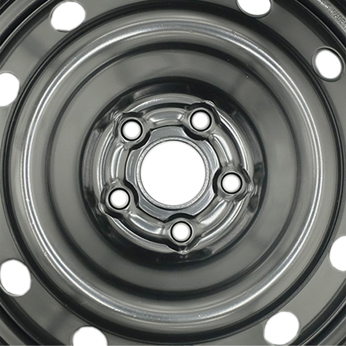 16" Steel Wheel Black Finish L496