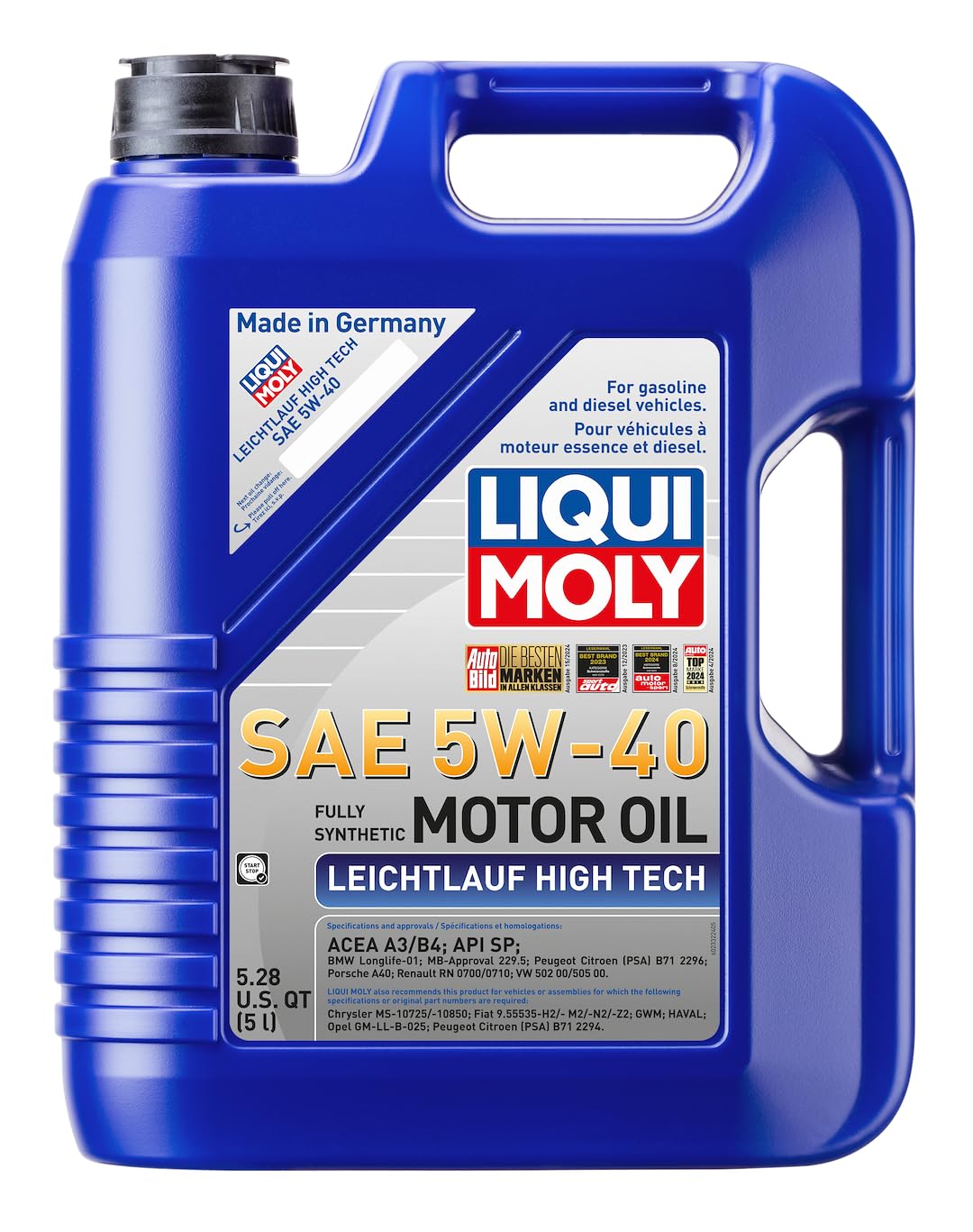 5W-40 Synthetic Motor Oil D4991