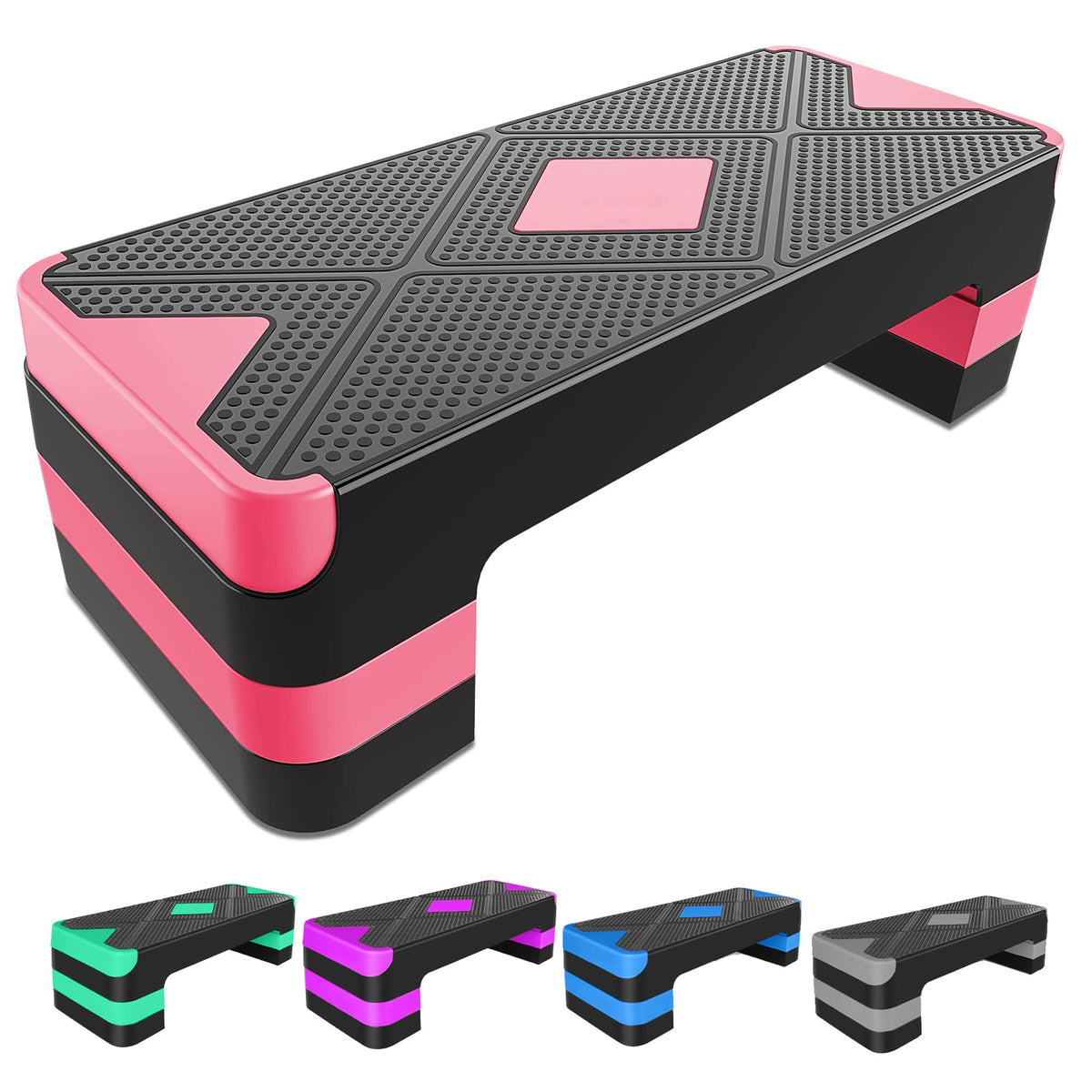 27" Adjustable Aerobic Exercise Step Platform I370006
