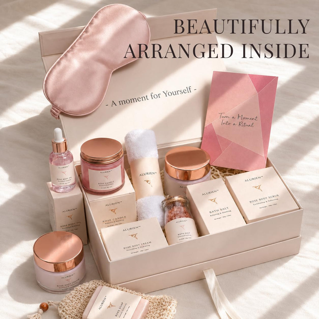 Rose 11-Piece Bath & Body Gift Set W29367