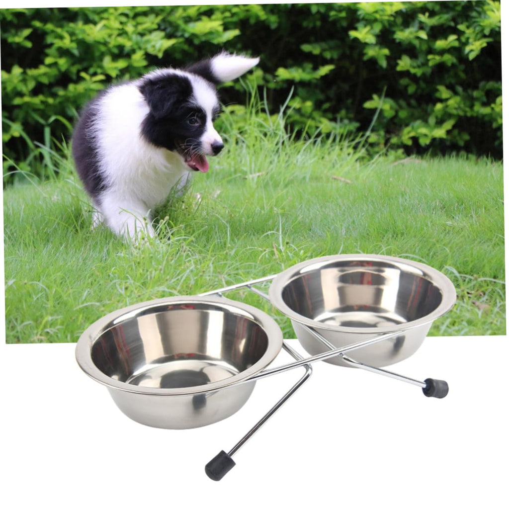 Stainless Steel Dog Cat Bowls Set K982