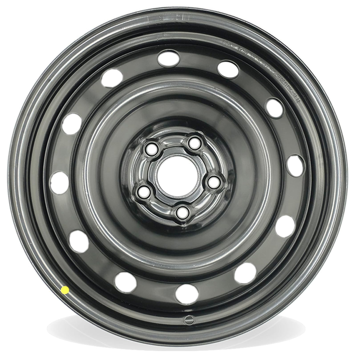 16" Steel Wheel Black Finish L496