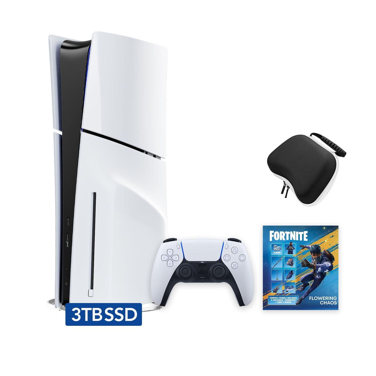 White 3TB Disc Edition Gaming Console Q60198