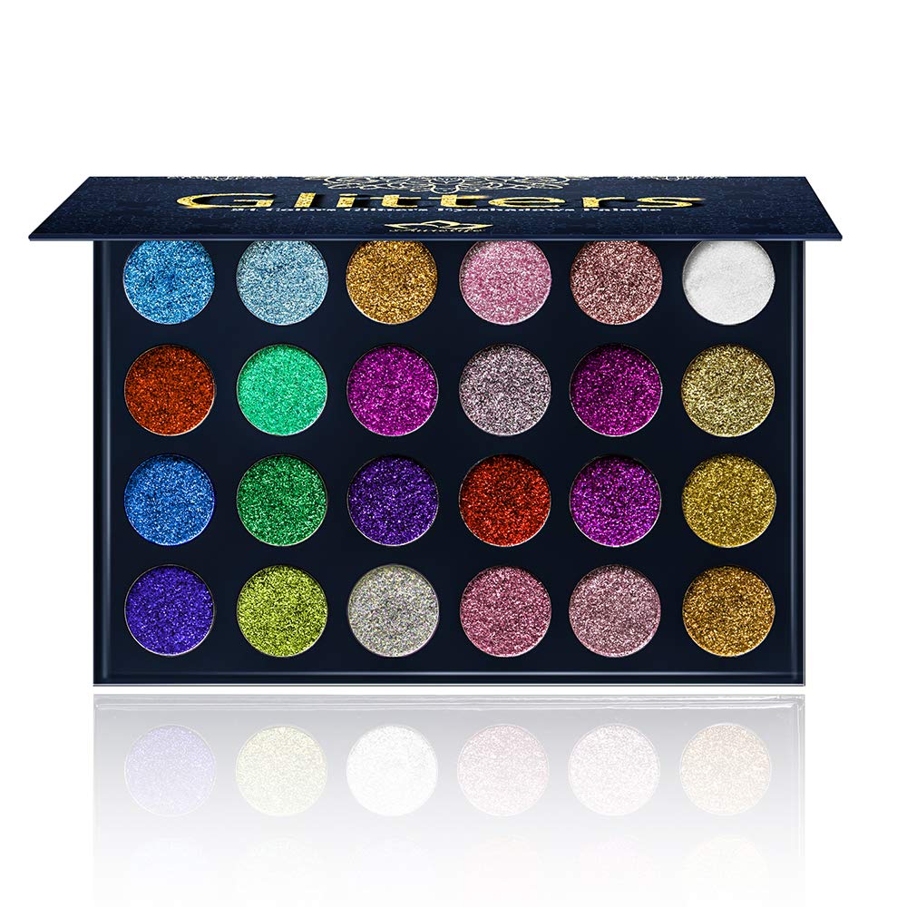 24 Color Pressed Glitter Eyeshadow Palette T944301