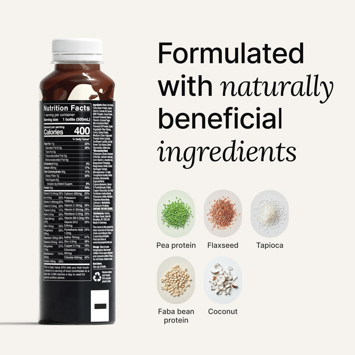 Black Edition Ready-to-Drink Vegan Protein Shake K382