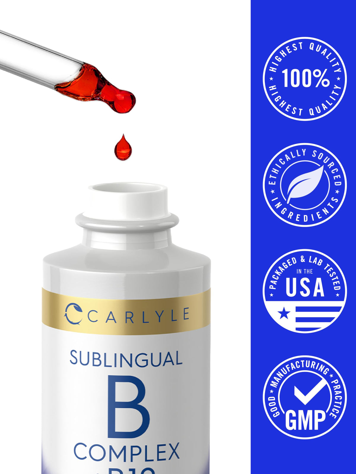 Vitamin B Complex Sublingual Liquid Drops 2 fl oz P7510