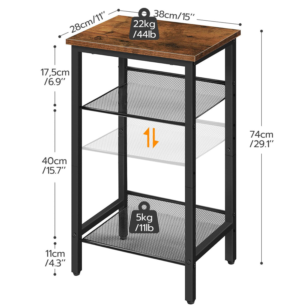 Tall 3-Tier Side Table M7012