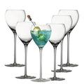 Hand Blown Crystal Cocktail Glasses Set of 6, 5.8Oz Clear G453