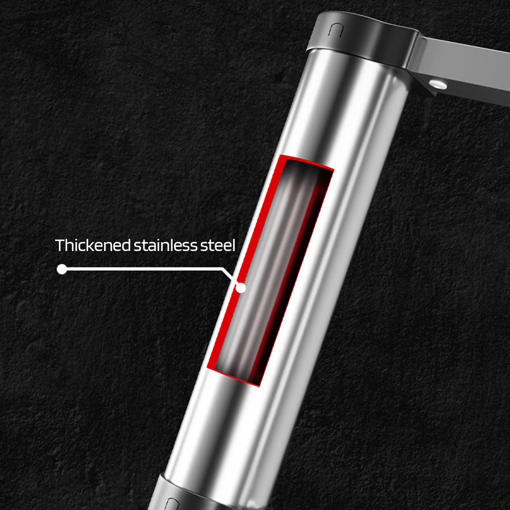Telescoping Stainless Steel Extension Ladder 330 lbs Y5139
