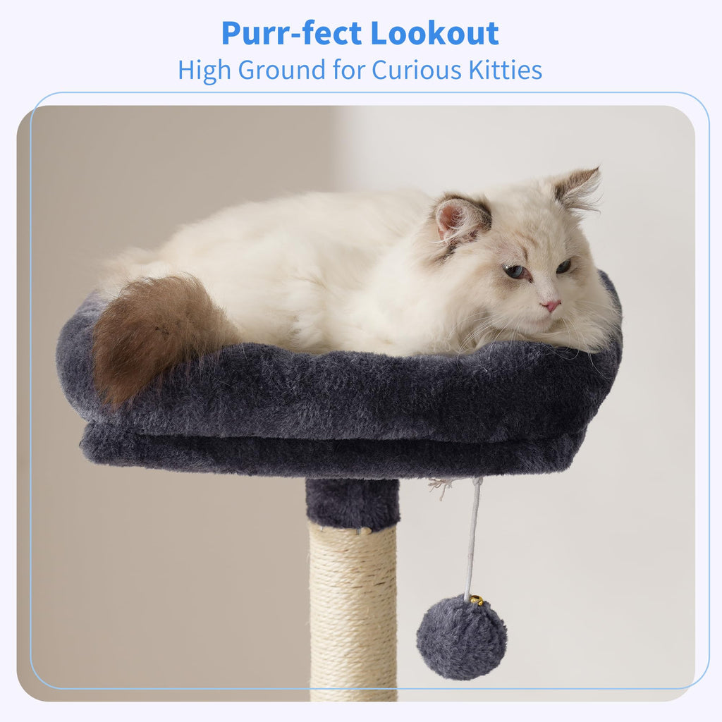49.2 inch Cat Tree with Toy T355441