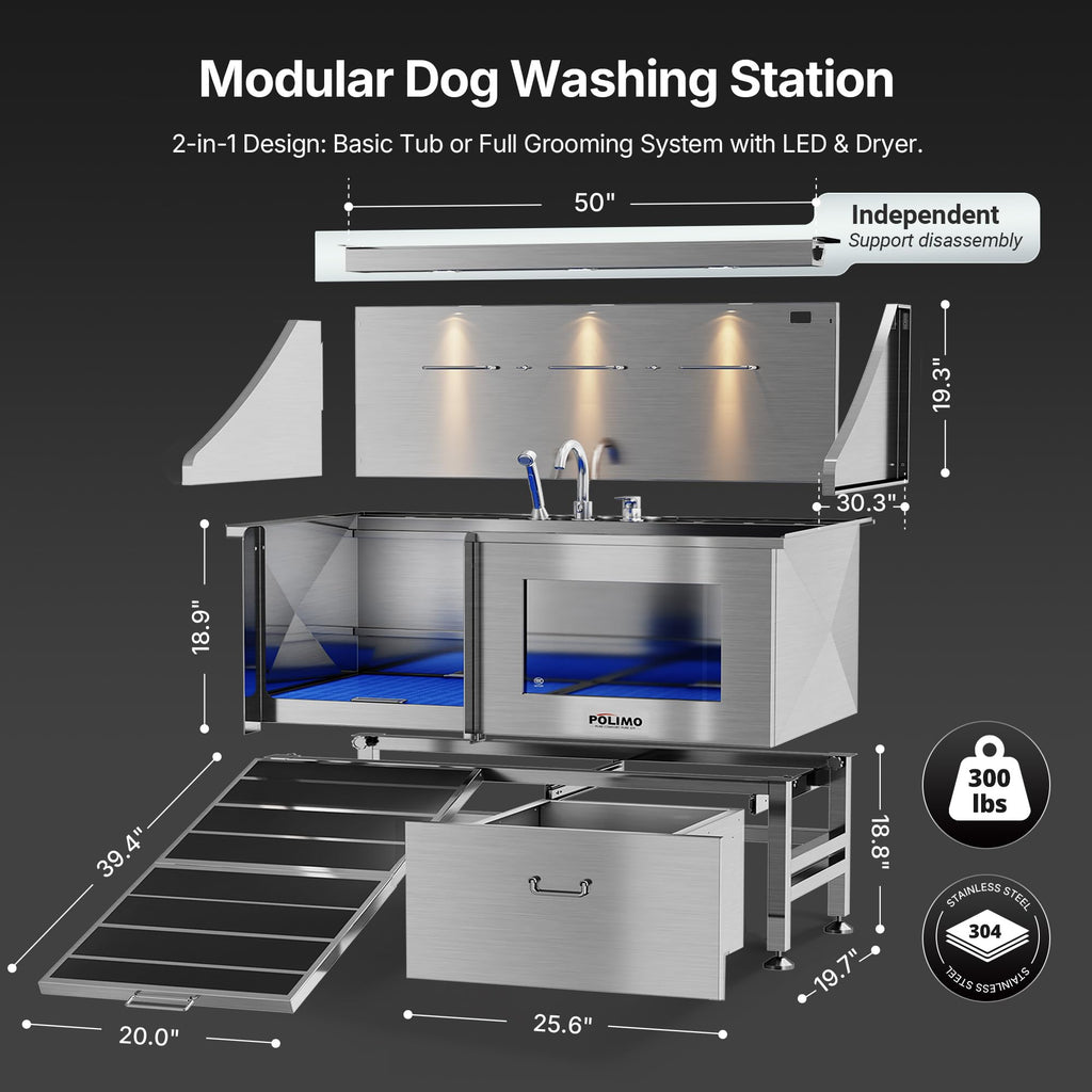 304 Stainless Steel Pet Wash Sink R266