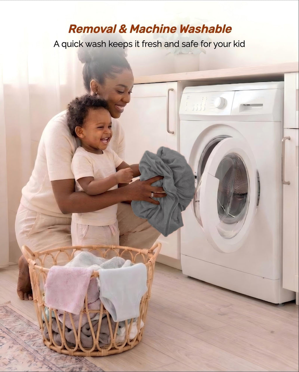 Portable Foldable Washable Toddler Travel Bed S161