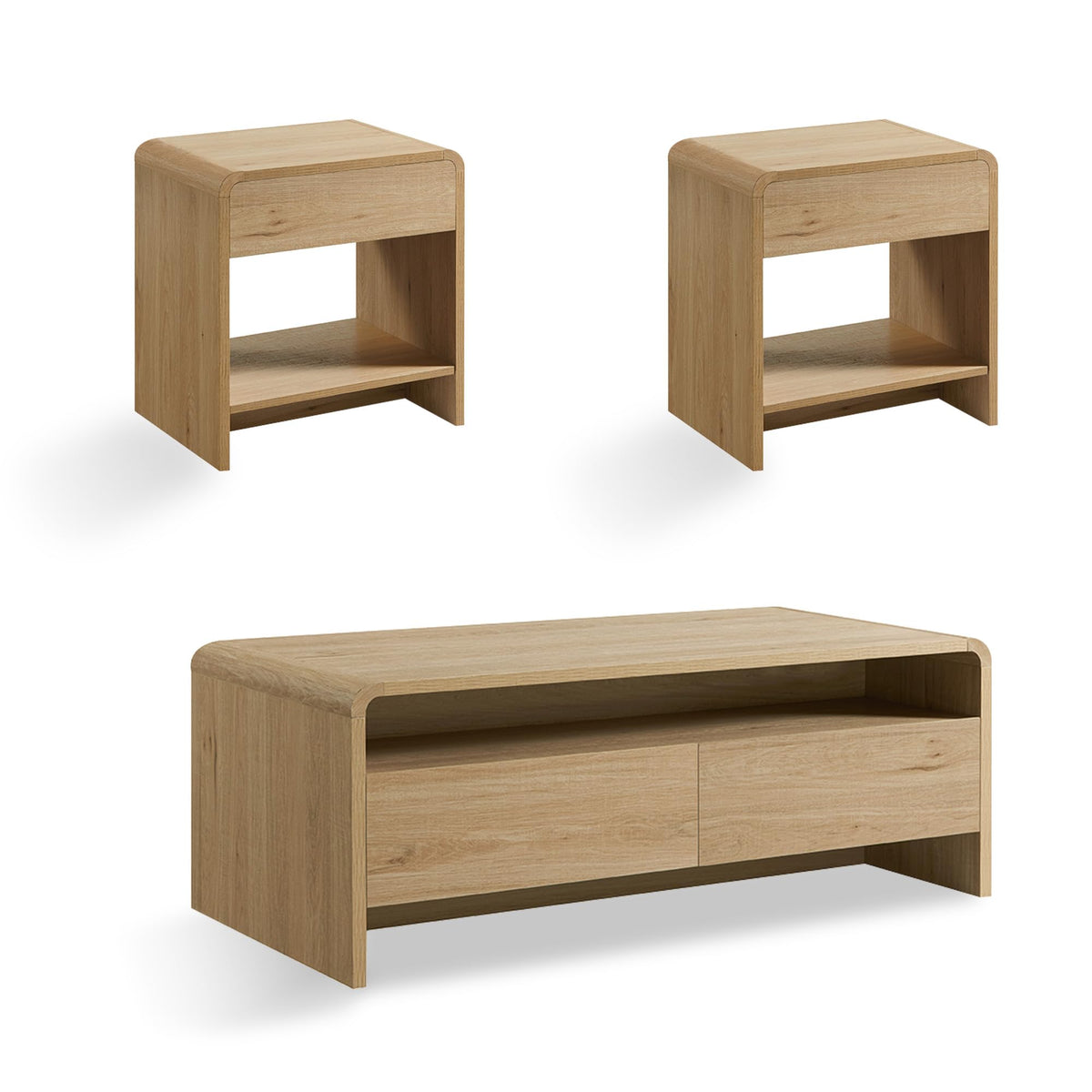 3-Piece Coffee Table Set with 2 End Tables K66429