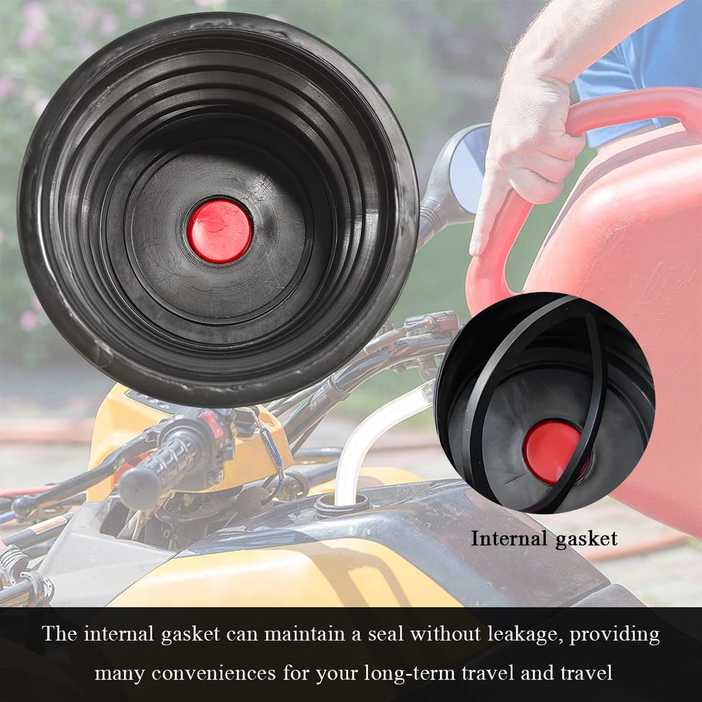 5 Gallon Gas Cans Fuel Jug Hose & Cap E83227