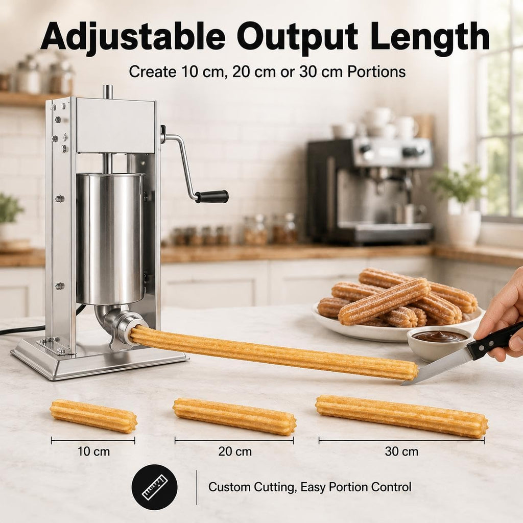 3L 304 Stainless Steel Sausage Stuffer & Churro Maker U796