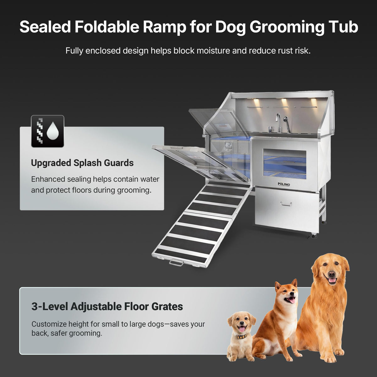 304 Stainless Steel Pet Wash Sink R266