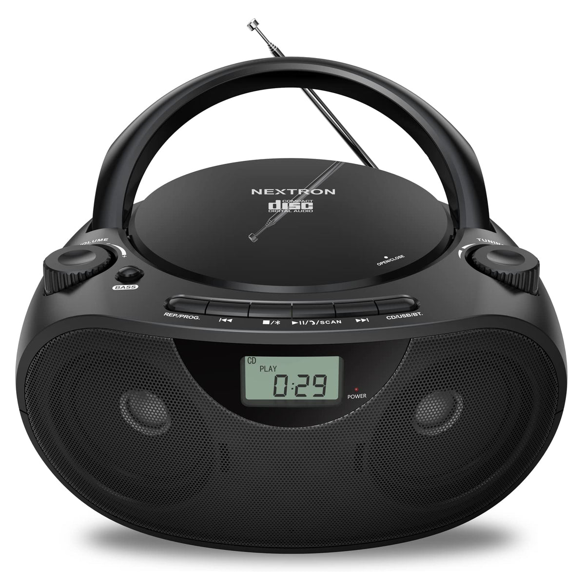 Portable CD Player Boombox with Bluetooth A282665