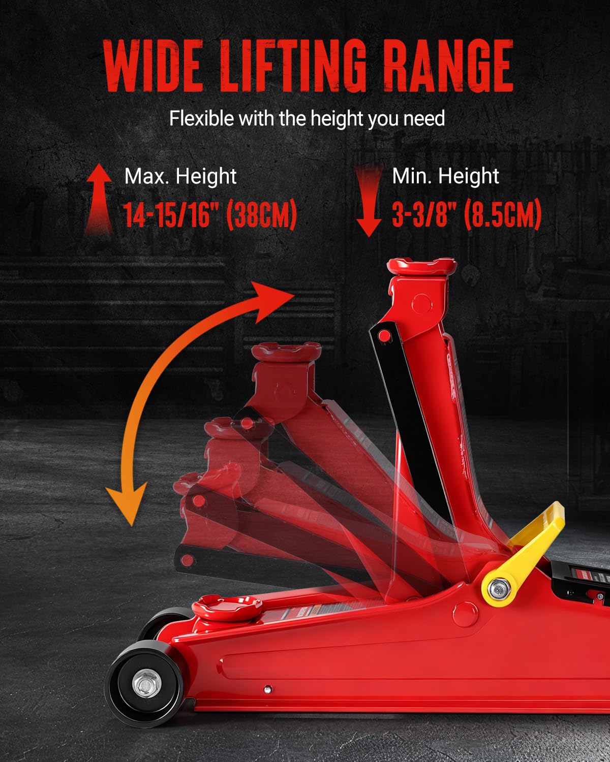 2.5 Ton Hydraulic Trolley Floor Jack N456