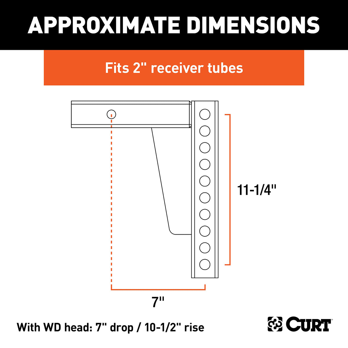 2" Weight Distribution Shank P592025