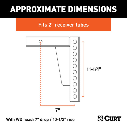 2" Weight Distribution Shank P592025