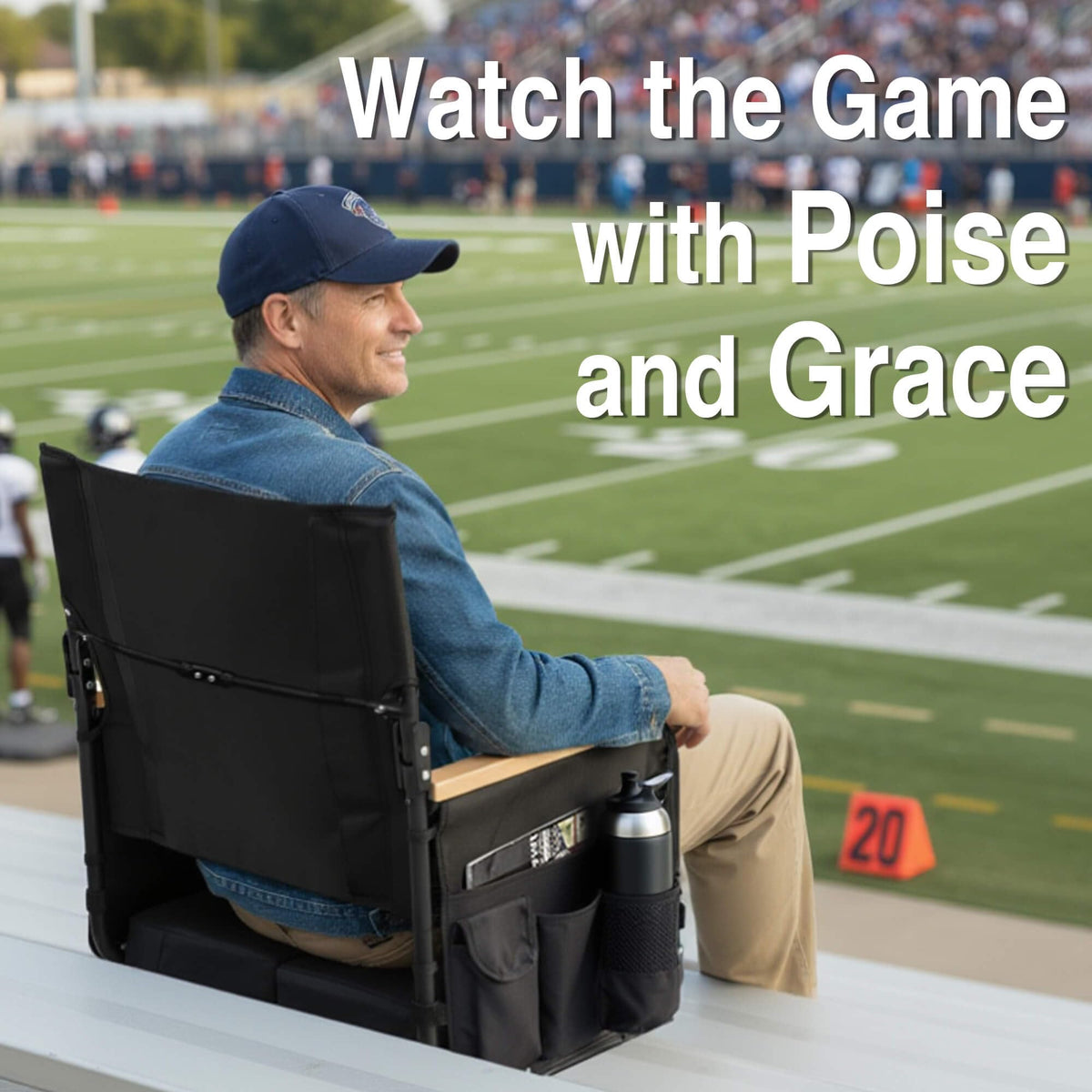 High Back Stadium Seats with Back Support S55563