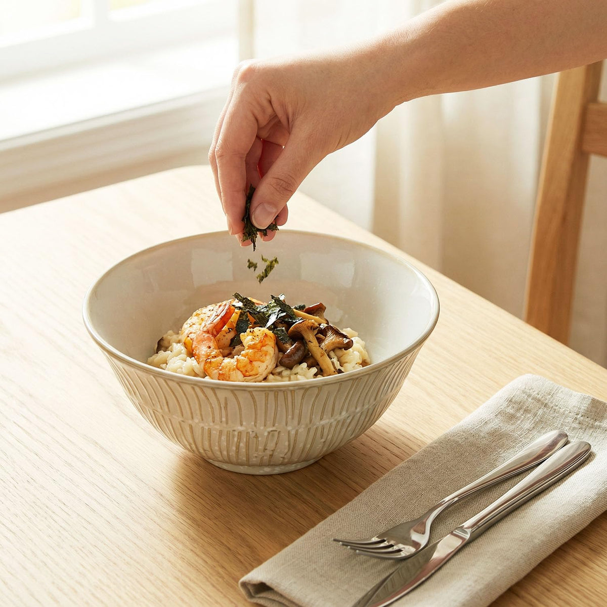 27.1 oz Ceramic Soup Bowls Set of 4 N1985