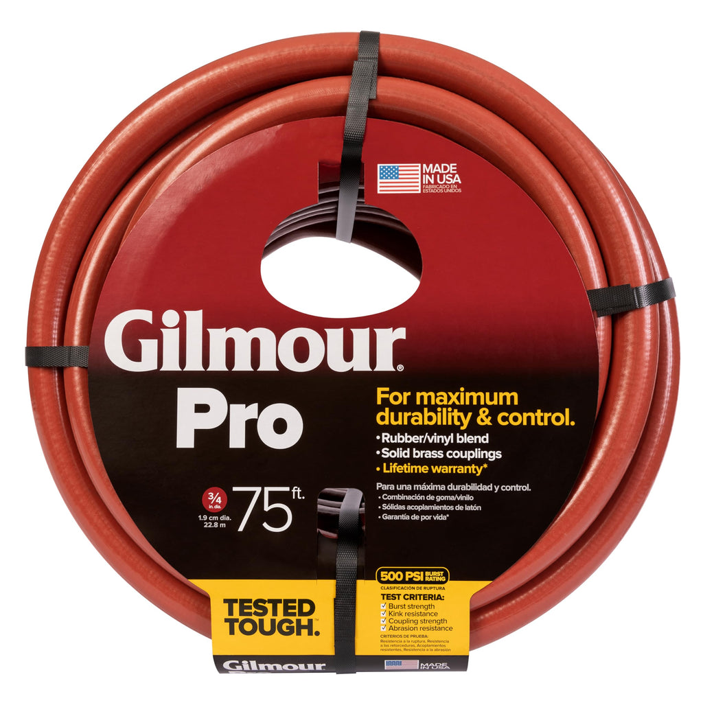 3/4" x 75' Heavy Duty Kink Resistant Garden Hose E30160