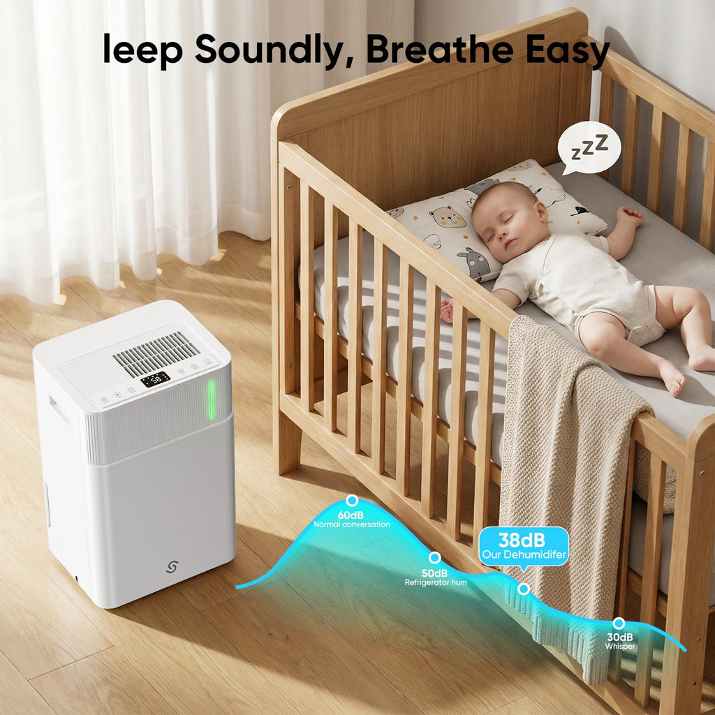 52-Pint 4,500 Sq Ft Dehumidifier with Drain Hose C470