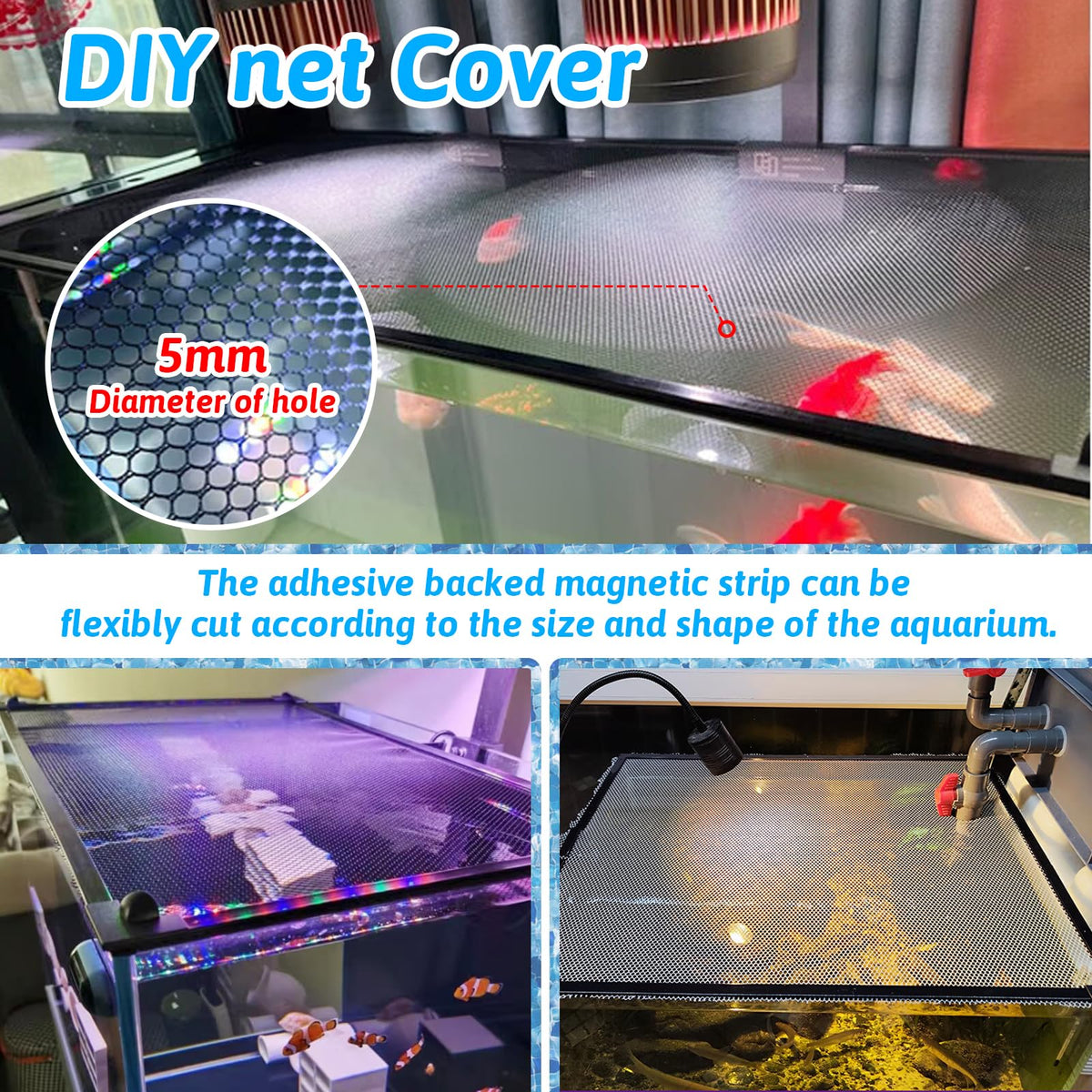 7.5 Feet Aquarium Anti-Jumping Net Cover R20357