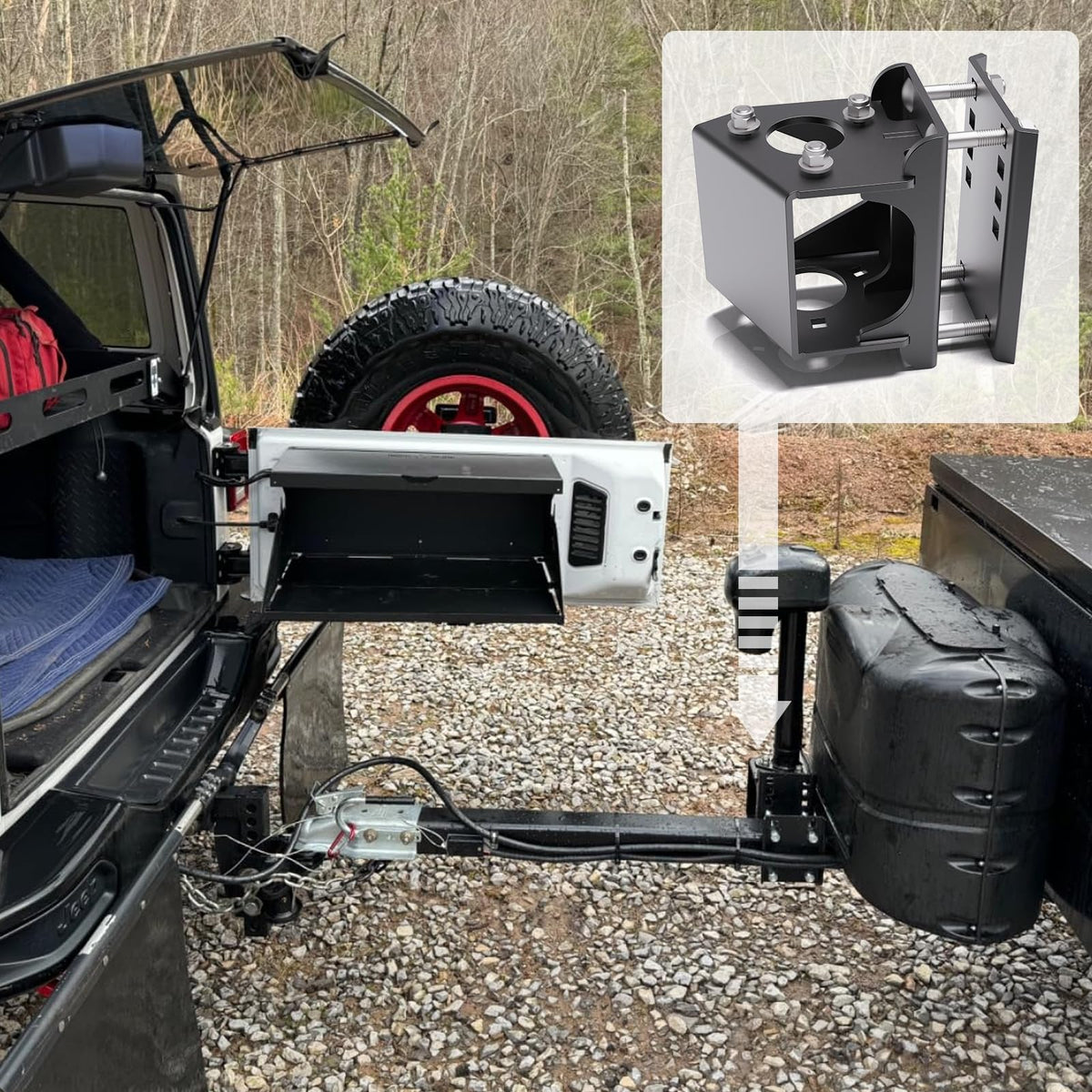 Heavy Duty Trailer Jack Relocation Kit Q305816