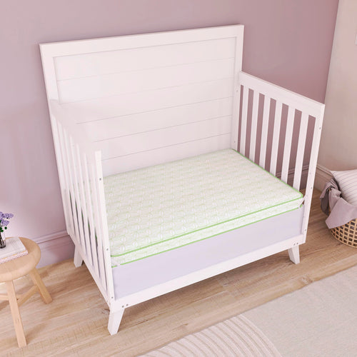 2-in-1 Mini Crib Mattress, Dual-Sided Waterproof W103