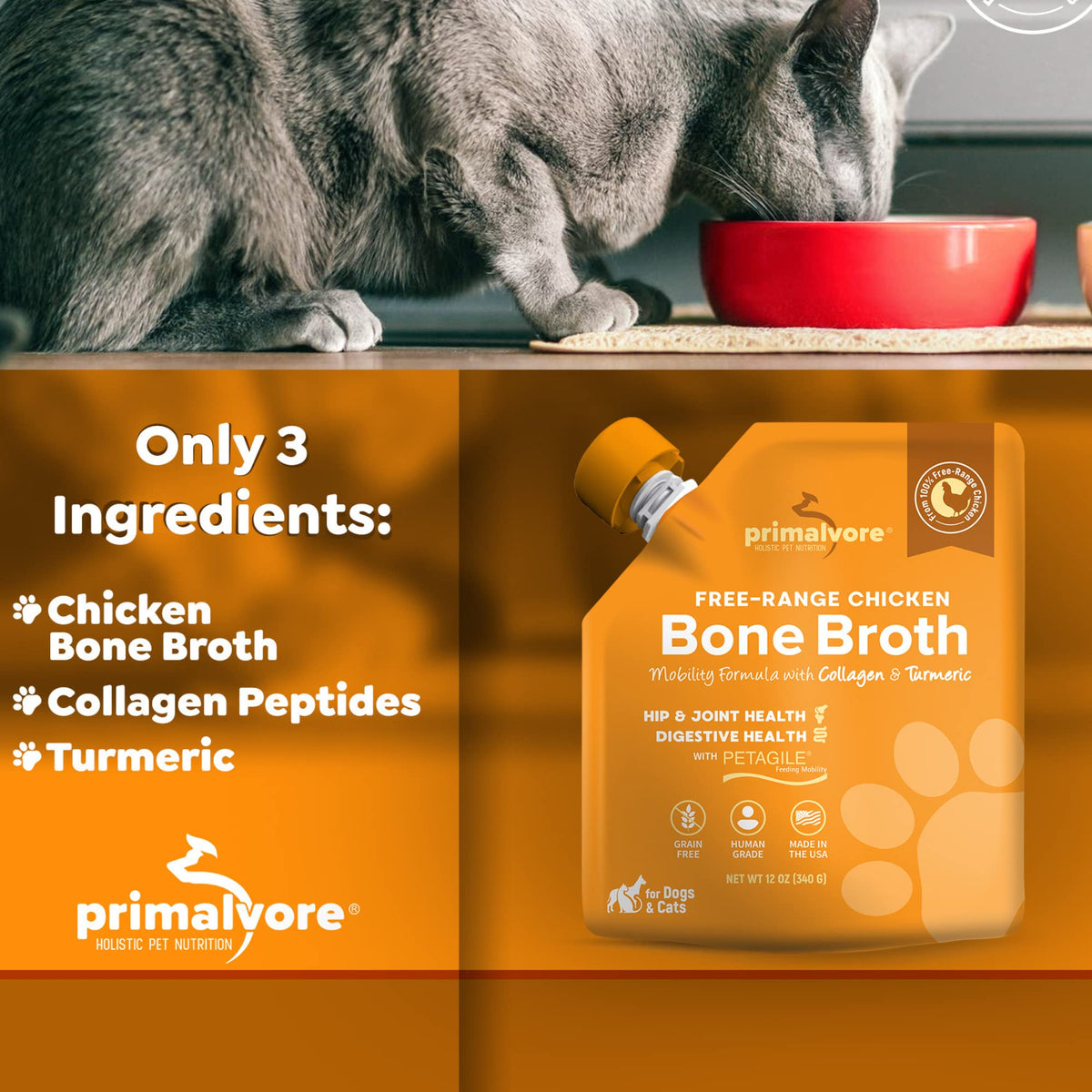 Chicken Bone Broth for Dogs & Cats L29395