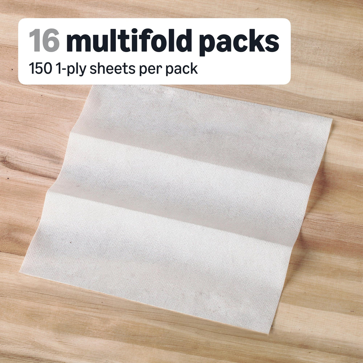 White Multifold Paper Towels, 2400 Count X7205