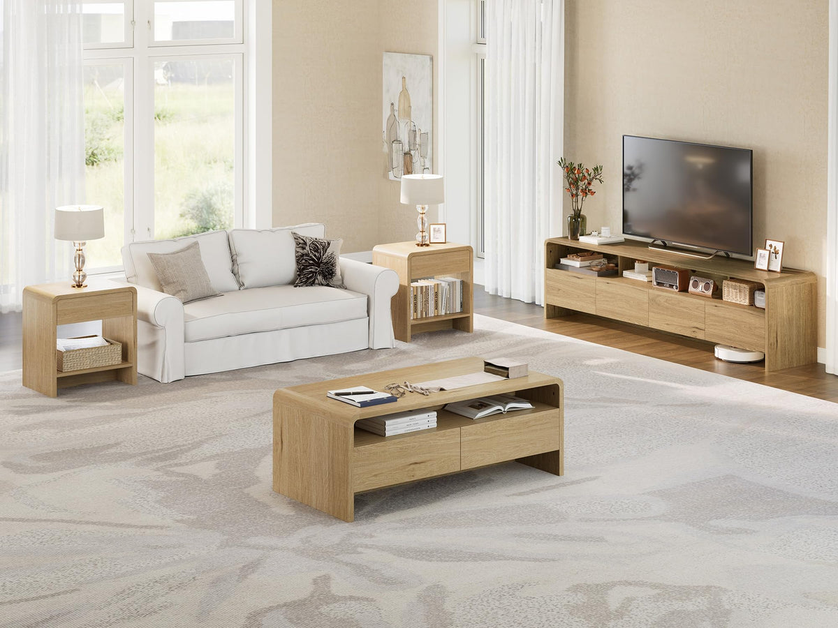 3-Piece Coffee Table Set with 2 End Tables K66429