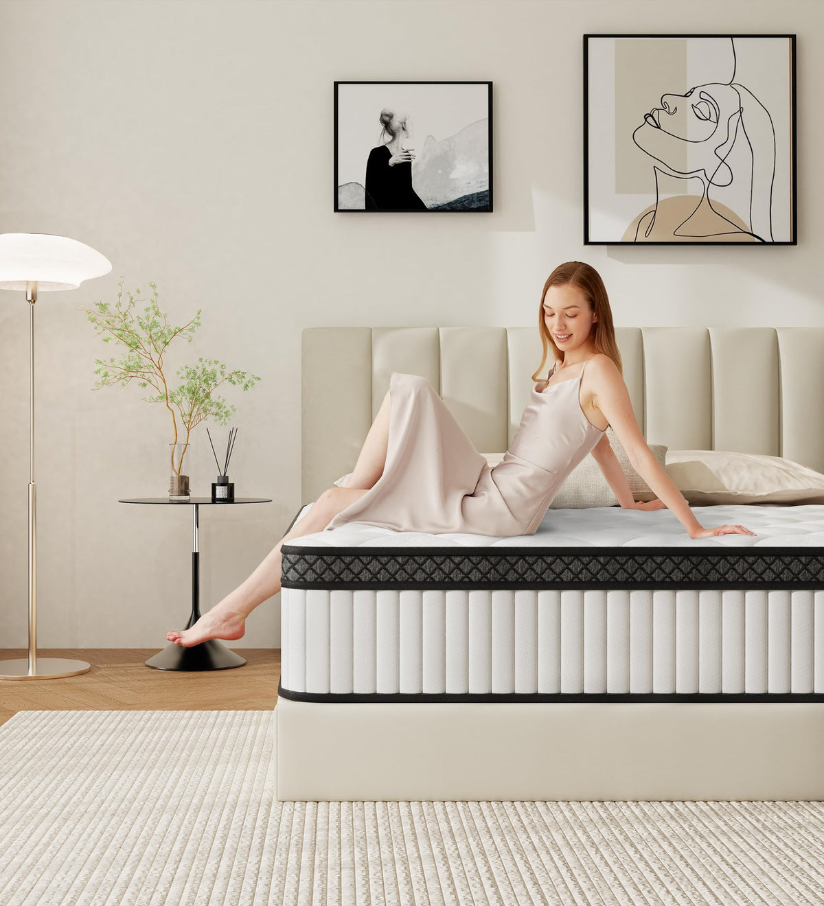 12 Inch Full Size Hybrid Mattress in a Box J42142