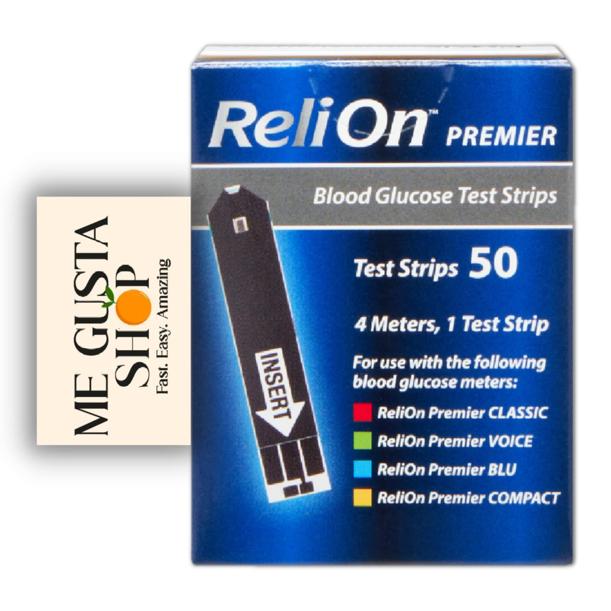 Blood Glucose Test Strips 50 Count Z287839