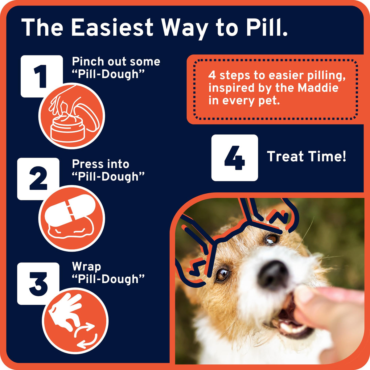 Pill-Dough Treat Paste Wrap for Dogs & Cats Z362