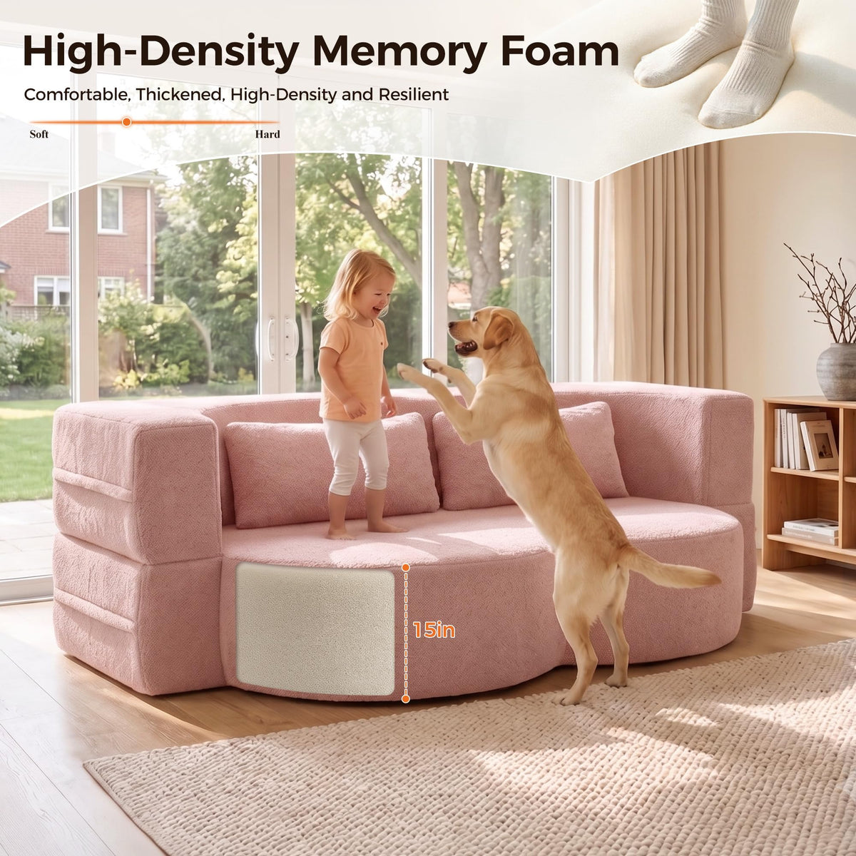 78" Convertible Folding Sofa Bed Full Size A371