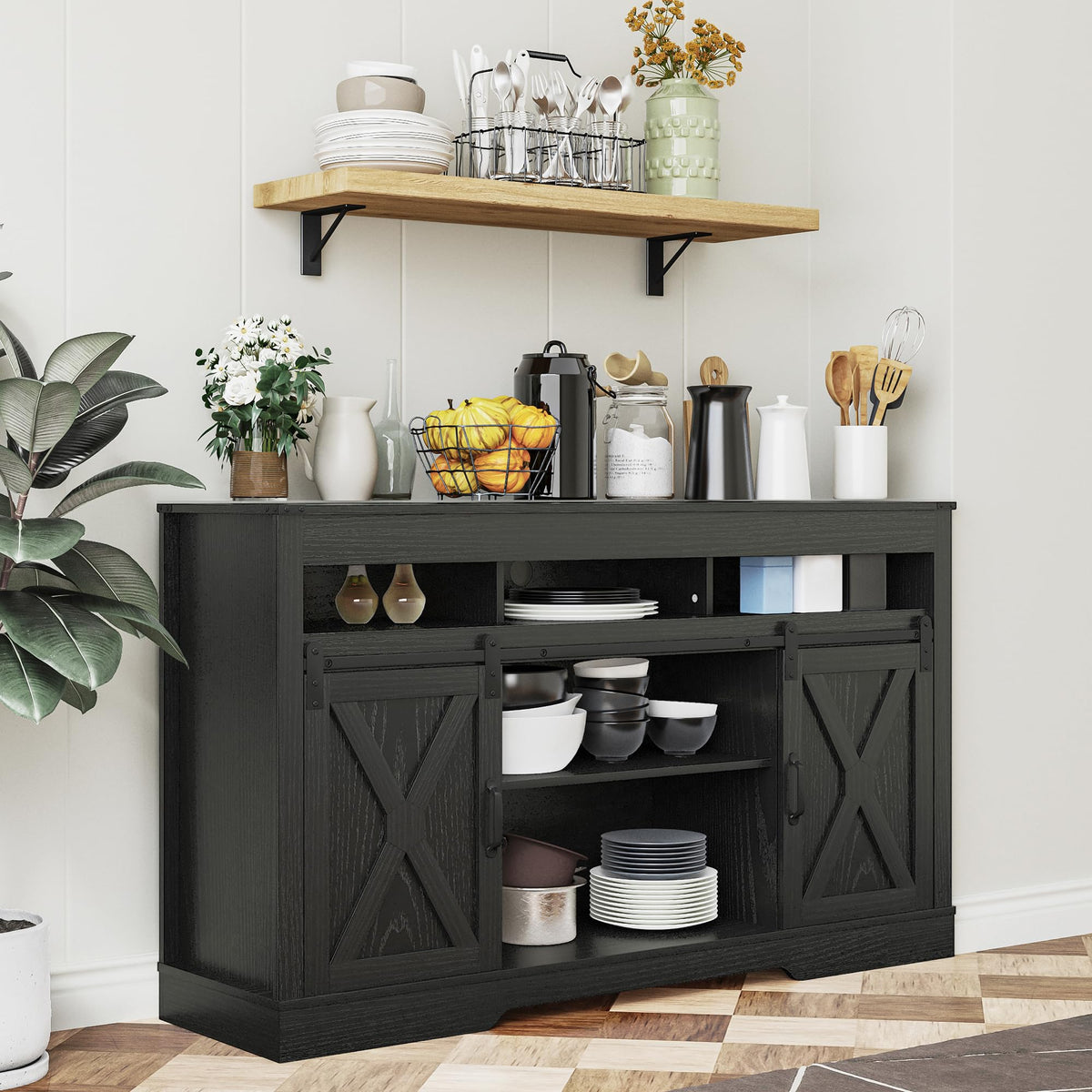 Farmhouse TV Stand D6111