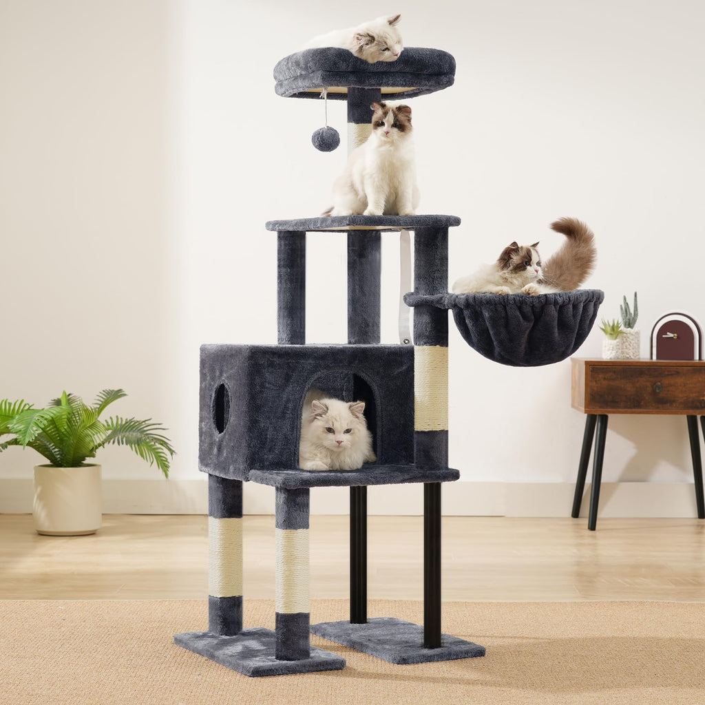 49.2 inch Cat Tree with Toy T355441