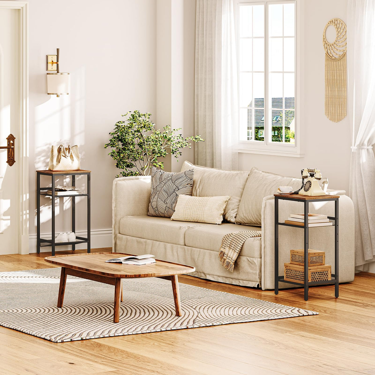 Tall 3-Tier Side Table M7012