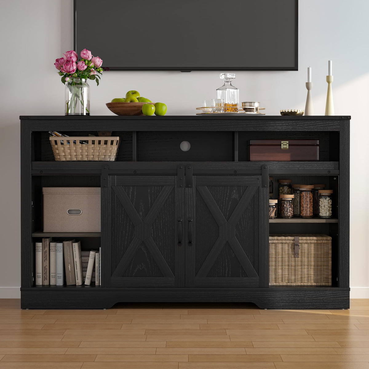 Farmhouse TV Stand D6111