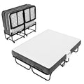 Full Size Folding Bed with Memory Foam Mattress U70221