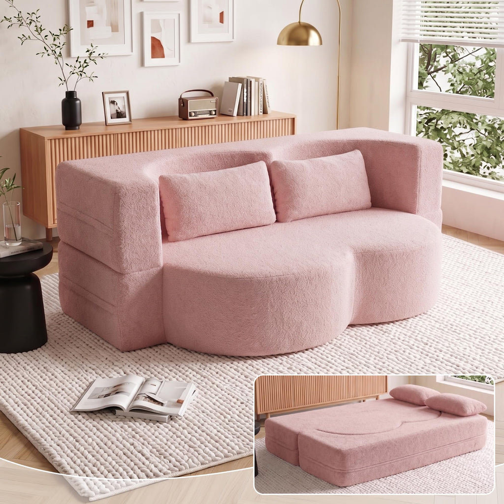 78" Convertible Folding Sofa Bed Full Size A371